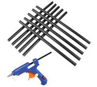 Bâtons de colle pour débosselage | Bandes de bâton de colle thermofusible noire | Bâtons de adhésifs solides pour Auto Audio Art Craft Home Office Project Craftwork Fix & Repairs