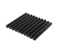 Bâtons de colle thermofusible, Bâtonnets adhésifs non toxiques 11 mm x 190 mm, noirs translucides(Black,7mm)