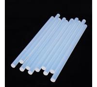Bâtons De Colle Thermofusible En Plastique Transparent 11x190mm, 10 Pièces, Pour Bricolage, Pistolet À Colle Électrique, Album Artisanal, Outils Adhésifs De Réparation À Domicile