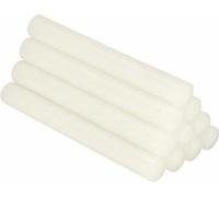 Bâtons de colle thermofusible Salki 430406 Universel Ø 12 x 95 mm Blanc (12 pièces)