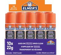 Bâtons De Colle VioletteDevient Transparente En SéchantParfaite Pour L'école Et Les Travaux ManuelsLavable Et Adaptée Aux Enfants22 GLot De 10