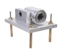 Bâtons de danse antidérapants - Plaque de montage coudée - Technologie de perçage - Alliages d'aluminium - Acier - Installation de studios - Type lourd - Support de danse