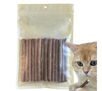 Bâtons de Dentition pour Chiot - 14 pièces Anti-Stress, étui d'accessoires synthétiques de Haute qualité | Bully Sticks - à mâcher pour Chien et Chat, Texture moyennement Dure, Stimulation de l