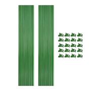 Bâtons de en Pot - Bâtons Flexibles et avec Guide de Mise en Forme, Pinces fermes, positionnement Polyvalent pour Le développement Vertical de tomates, Fraises, poivrons, orchidées