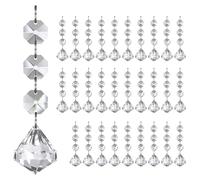 Bâtons de glace en acrylique robustes, décorations de noël avec boules en forme de larme, 30 pièces, ornements d ' arbre de vacances transparents et incassables, bâtons de glace en flocon de neige, de
