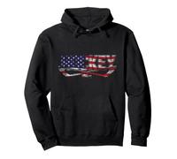Bâtons de Hockey Drapeau américain Joueur de Hockey sur Glace Sweat à Capuche