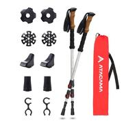 ATACAMA Baton de Marche Telescopique Canne de Marche - Bâton de Marche Nordique Réglable Antidérapant - Baton de Randonnee Telescopique Homme Femme Enfant Bâtons de Marche Poignée Liège