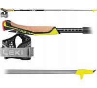 Leki - Speed Pacer Vario - Bâtons de marche nordique - 105-115 cm - light anthracite / black / neon yellow