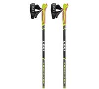 Bâtons de Marche Nordique - LEKI - 105 cm - Anthracite/Noir/Vert - Poignées CorTec - Aluminium HTS