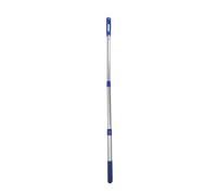 Bâtons de nettoyage de piscine en alliage d'aluminium 3 sections avec poignée rétractable - Longueur réglable - Convient pour la tête de piscine sous vide