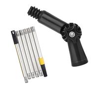 Bâtons de nettoyage télescopiques de qualité professionnelle avec mécanisme de verrouillage, construction en alliage d'aluminium antirouille pour le nettoyage de la lumière de Noël