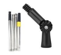 Bâtons de nettoyage télescopiques de qualité professionnelle avec mécanisme de verrouillage, construction en alliage d'aluminium antirouille pour le nettoyage de la lumière de Noël