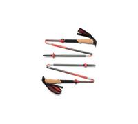 Black Diamond Bâtons Pursuit Carbon FLZ – noir/rouge – paire – 135