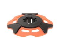 Bâtons de randonnée en forme de flocon de neige pour trekking, extérieur, orange, diamètre extérieur 7,7 cm