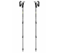 Bâtons de randonnée Leki Khumbu Lite Pro noir/anthracite foncé/jaune glacé 100-135 cm