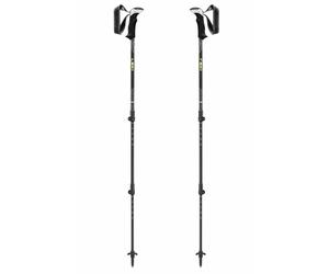 Bâtons de randonnée Leki Khumbu Lite Pro noir/anthracite foncé/jaune glacé 100-135 cm