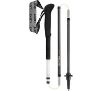 Leki Bâtons de randonnée Skytera FX.One SL Natural Carbon / White / Neon Orange paire 120 cm