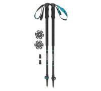 Bâtons de randonnée Warmpeace Touring noir/vert turquoise