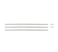 Bâtons de renfort pour parterres de jardin fournissant un support en métal pour éviter l'effondrement et maintenir la forme pour les jardins de fleurs et potagers surélevés en plein air (485 mm)