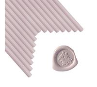 Bâtons de sceau de cire, ANBOSE 16 pièces bâtons de cire à cacheter pour pistolet à colle pour timbre de sceau de cire, bâton de sceau de cire Sakura Pink pour pistolet à colle de 0,44 pouce