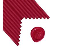 Bâtons de sceau de cire, ANBOSE 16 pièces bâtons de cire à cacheter pour pistolet à colle pour timbre de sceau de cire, bâton de sceau de cire Rouge vin pour pistolet à colle de 0,44 pouce
