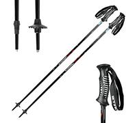 Bâtons de ski de qualité supérieure avec assiette à neige unisexe I Bâton de ski en aluminium disponible en différentes longueurs I Tige en aluminium 18 mm (110 cm)