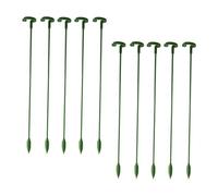Bâtons de support de fleurs - Bâtons de support pour , tiges de support pour | Grands piquets de support réutilisables pour l'extérieur avec protection des feuilles vertes pour