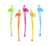 Bâtons De Swizzle Agitateur Coloré Agitant Touillette Cocktail Agitateurs Cocktail Décoratifs Cocotier Utilisé Dansbars,Cafés,Fêtes,Décoration Boissons Et Des Collations,Être Réutilisé (50, oiseau)