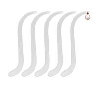 Bâtons de test de boucles d'oreilles en acrylique de 10 x 1,5 cm, outil d'accessoires d'affichage de boucles d'oreilles transparents sans test, bande de test portable | Excellent