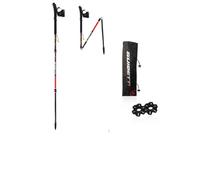 Bâtons de trail GUIDETTI Silver Néo (Noir/Rouge) 105