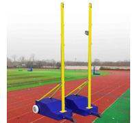 Bâtons de volley-ball et filet de badminton - Support portable pour intérieur et extérieur - Avec base remplissable pour le jardin - Robuste - Pour adultes et jeunes