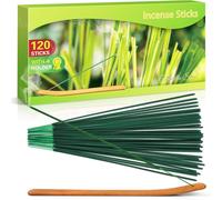 Bâtons D'encens À La Citronnelle Naturelle Idéals Pour L'extérieur Comme Les Jardins,Les Balcons Et Les Terrasses,120 Pcs