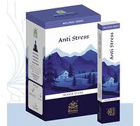 Bâtons d'encens Anti-Stress Himalaya 15 g x 12 Paquets - 100% purs et naturels roulés à la Main, sans Produits Chimiques | Recommandé pour déstresser et détendre
