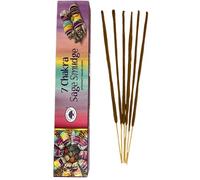 Bâtons d'encens attachés 7 chakras Tree Green Tree - Bâtons Masalas Premium 1 boîte de 15g. HOSTENATURA