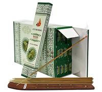 Bâtons d'encens basilic et support ayurvédique faits à la main Insense Insence