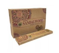 Bâtons d'encens bio Sandalwood - Masala Sticks - 6 paquets de 15 g (90 g au total) - Aromathérapie - Méditation - Yoga