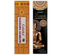 Bâtons D'encens Nag Champa 100 G + Buddha 100 G-Entre 70 Et 90 Bâtonnets De Chaque Parfum-Aromathérapie-Méditation-Yoga-Packaging Eco-Friendly