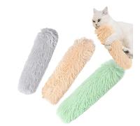 Bâtons d'escaliers pour chat - 3 pièces avec bruit de bruissement Jeu de rongeurs en forme de coussin, jouet actif pour chat | Chambre, appartement, coin, aire de jeux, maison seule