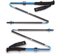 Bâtons Distance Carbon Flz, 125 cm, 4031 Ultra Blue, unisexe - Black Diamond