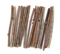 Bâtons en bois, branches de saule naturel, disques bûches, fournitures artisanales bricolage for décoration peinture fond fête mariage, 20 pièces Bâtons de Bois pour Art