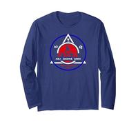 Bâtons Escrima Kali Arnis pour Tous Les Amateurs d'arts Martiaux Manche Longue, Unisexe pour Adultes, Bleu Marine, L