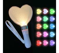 Bâtons fluorescents - lumineuse en forme de cœur, de princesse à DEL à 15 couleurs changeantes, bâton lumineux à haute luminosité | Bâtons lumineux pour , filles, garçons