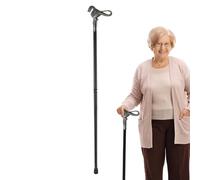 Bâtons géniaux pour hommes | Modèle dragon style élégant | Soutien de mode avec double poignée 93 cm pour équilibre, rééducation, voyage, personnes âgées