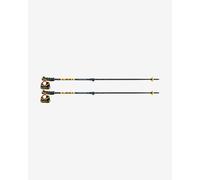 Bâtons Leki Spitfire Vario 3D bleu foncé jaune (paire)