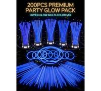 Bâtons lumineux bleus 200/100/50/15pcs. Ce sont des dispositifs d'éclairage qui peuvent briller dans le noir, utilisés pour l'éclairage décoratif. Leur temps d'éclairage continu est compris entre 8 et