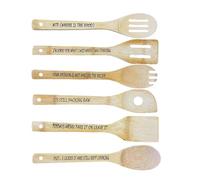 Bâtons mélangeurs - Palmes de cuisine pour sauter | Bois poli avec poignées ergonomiques et bords anti-rayures pour omelettes du matin, sauté du soir, pâtes de cuisson et grillades en plein air