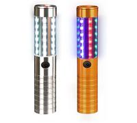 Bâtons stroboscopiques LED - 2 pièces - Rechargeable - 10 heures d'autonomie - Multicolore