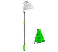 Bâtons télescopiques professionnels en acier inoxydable pour récolte de fruits avec collecteur de terre pour vergers et jardin