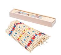 Bâtons traditionnels en bois, jeu Mikado traditionnel, bâtons de ramassage emballés avec instructions (français non garanti), jeu classique en bois d'hier dans des boîtes en bois avec couvercles
