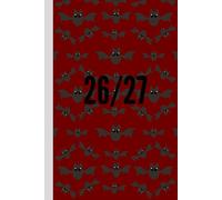 Bats 2026/2027 A5 Week To View Hardback Academic Diary With Weekly Affirmations: Gothic Student Mid Year School Planner With Timetable